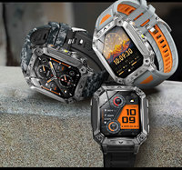 Jam Tangan Pintar AK86 Layar HD Besar 2.01 Inci Baterai 1400mAh Panggilan BT5.2 Sensor VC30F-S IP68 Jam Tangan Olahraga Tangguh ODM
