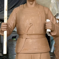 Figurine sculptée artisanale en pâte polymère réaliste, imperméable et inaltérable, thème nature, décoration intérieure, idéale pour les fêtes
