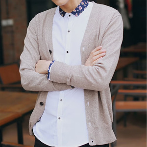 Hot Selling Breathable Comfortable Men <b>Cardigan</b> <b>Sweater</b> Comfortable Fit Men's V-neck Winter Long Sleeve <b>Cardigan</b> For Online Sale - Product Image 3