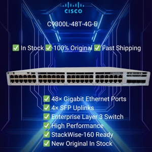 Nuevo Switch de Enlace Ascendente Gigabit Ethernet de 48 Puertos C9300L-48T-4G-E con POE, QoS, SNMP, Apilable, Capacidad de 68 Gbps, 4 Puertos SFP 1G - Product Image 1