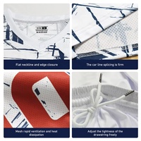 Maillot de football personnalisé par sublimation, maillots de football à séchage rapide, ensemble de maillots de football de haute qualité
