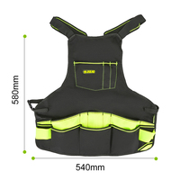 Tablier de travail personnalisé Oem Ceinture de menuisier Tablier de travail Kit organisateur Sac à outils pour électricien