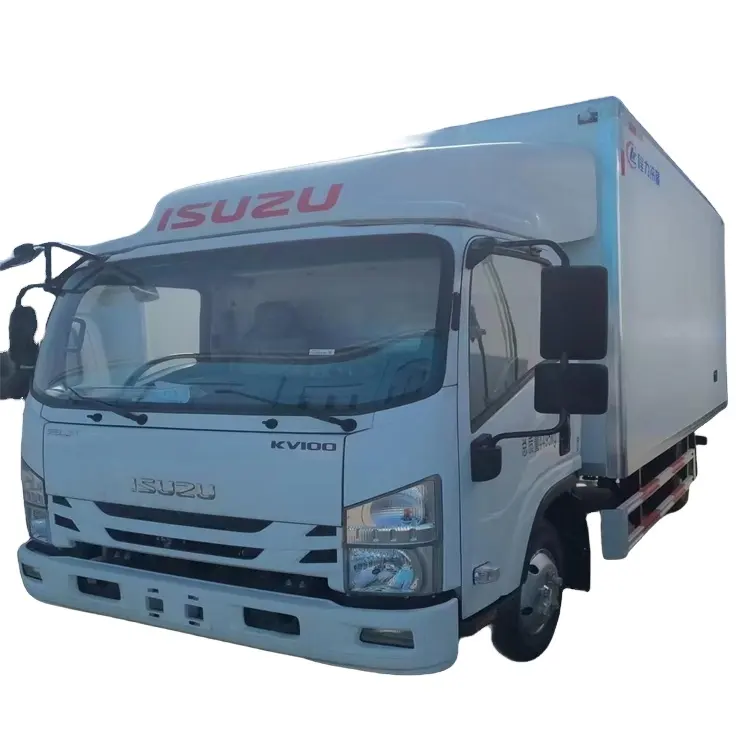 冷凍車ISUZU KV100冷蔵トラック新日本ミニ冷蔵ボックス6輪