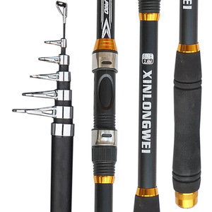 Telescopic Spinning Fishing Rods 2.1M-3.0M Ultra-Light Shot Sea Pole Long-Range Throwing Rod, Winter Carp Fishing Reel
