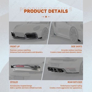Kit Carrozzeria Stile <span class=keywords><strong>B</strong></span> in Fibra di Carbonio per Porsche 911 992 Turbo <span class=keywords><strong>S</strong></span>, Parti Auto per Tuning Esterno - Product Image 6