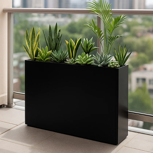 Grand bac à plantes en acier inoxydable, petit bac en acier galvanisé, intérieur/extérieur, personnalisable avec <span class=keywords><strong>dessin</strong></span> - Product Image 3