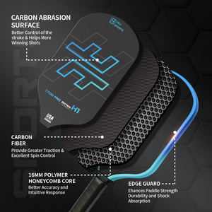 Pagaie de Pickleball intelligente (compatible avec capteur) Pagaie de Pickleball en fibre de carbone <span class=keywords><strong>Acheter</strong></span> maintenant, <span class=keywords><strong>Payer</strong></span> <span class=keywords><strong>plus</strong></span> <span class=keywords><strong>tard</strong></span> - Product Image 2