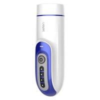 MOGlovers Männlicher Penis Messager Vibrator Intelligente Heizung Automatische Schub Masturbation Flugzeug becher für den Menschen