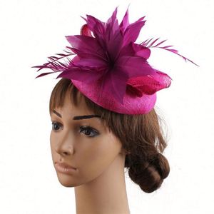 Sombreros de Gasa de Moda al por Mayor, Accesorios para el Cabello de Novia de 4 Capas, Sombreros de Fiesta, Sombreros Fascinadores para Damas - Product Image 4