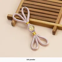 Nouveaux boutons de grenouille de style chinois pour Qipao : Tissu papillon perlé en feuille d'or, accessoires Hanfu tissés à la main vintage pour femmes