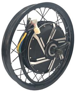 Moteur de moyeu de roue à rayons <span class=keywords><strong>QS</strong></span> <span class=keywords><strong>4000W</strong></span> 72V (modèle 205) pour moto électrique 50H V3 Type - Product Image 6