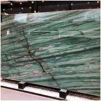 Dalle de quartzite vert émeraude polie à veines profondes pour îlot de cuisine, comptoir, meuble-lavabo, mur décoratif, sol, hôtel, villa