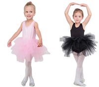 Gaun Tutu Balet Anak Perempuan Renda Musim Semi Tulle Tanpa Lengan Katun Spandex Grosir Kostum Pesta Pertunjukan Tari Balita