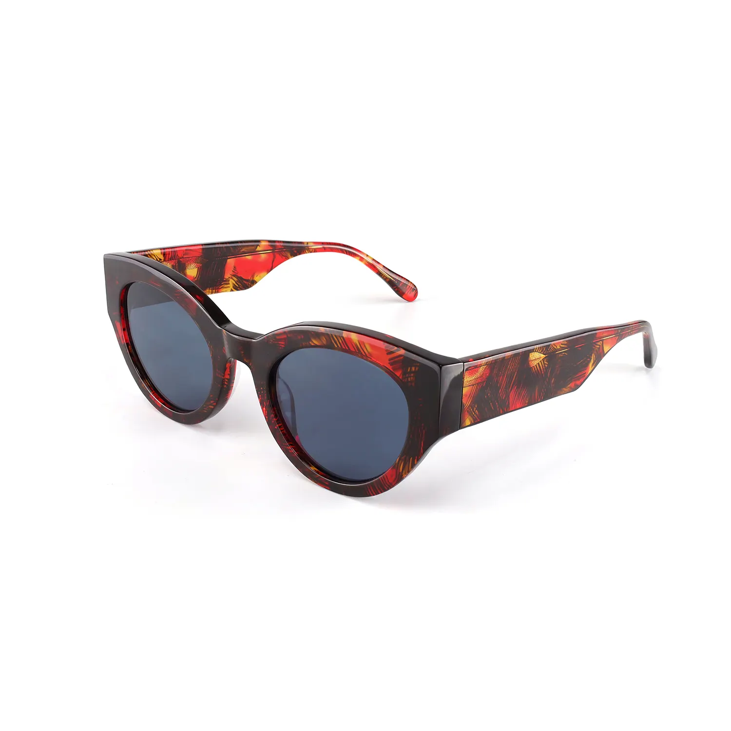 2024 individuell gefertigte materialspleißende sonnenbrille handgefertigt aus BIO-Acetat Sonnenbrille modisch luxus-Herren-Sonnenbrille