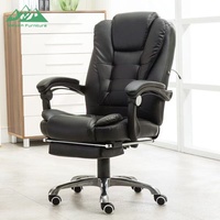 Chaise de bureau ergonomique moderne Wayon avec revêtement en cuir synthétique, nouveau design, pivotante, réglable en hauteur pour cadres