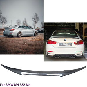 For M4 F82 M4 Style Carbon Fiber <b>Rear</b> <b>Spoiler</b> Trunk Wing 2014-2020 - Product Image 2