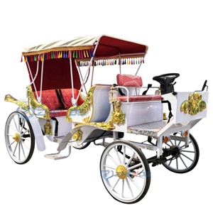 Carroza Eléctrica Turística ZHENDA con Capacidad para 6 Personas, Construcción de Acero, Estilo Calabaza para Bodas - Product Image 2