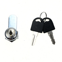 Serrure à cylindre antivol YH2968 en alliage de zinc à quart de tour, design triangulaire élégant, pour boîte aux lettres