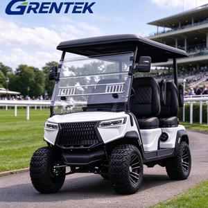Carrito de golf eléctrico todoterreno GRENTEK de 4 plazas, elevado y de alta resistencia, para hoteles y zonas turísticas. - Product Image 1