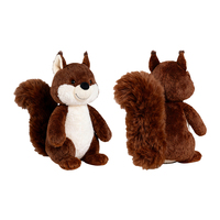 Poupée d'animal en peluche en coton confortable de petite grande taille personnalisée amusante Jouet en peluche écureuil mignon