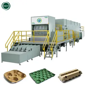 Hghy Paper Egg Tray Box Making Machine Price Maquina Bandeja De Huevos Egg Tray Fruit Making Machine