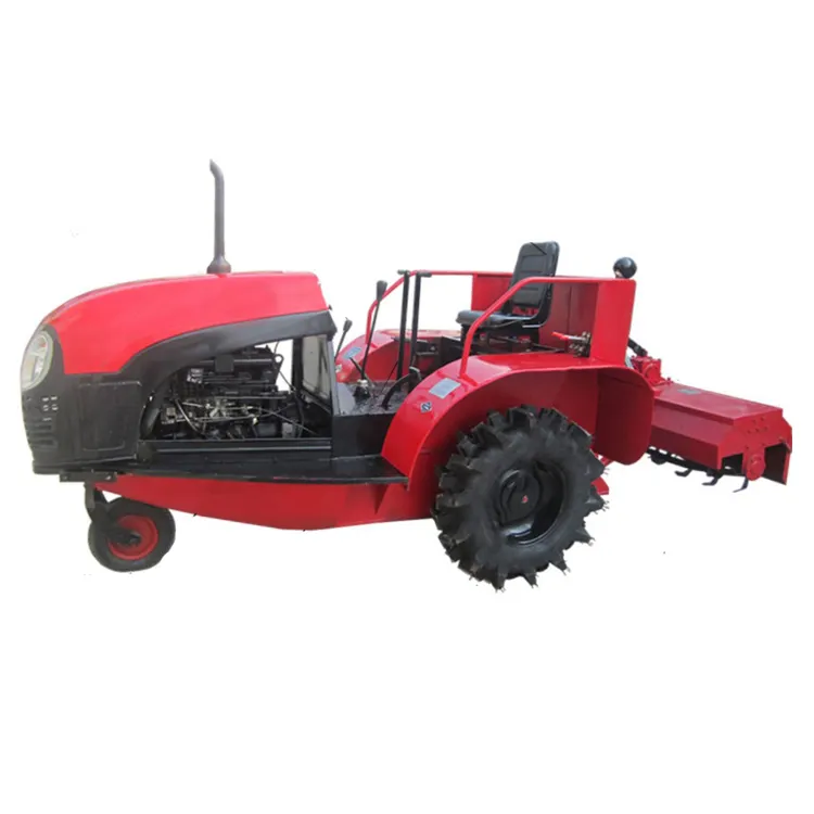 Cultivador eléctrico con neumático de arroz, Tractor de granja para cultivo de campo de arroz