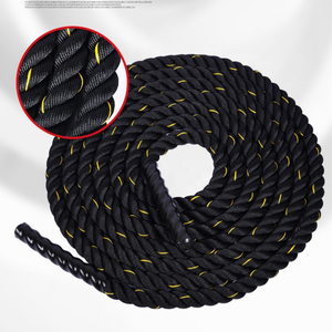 Cordes Ondulatoires <span class=keywords><strong>de</strong></span> Fitness pour Entraînement <span class=keywords><strong>de</strong></span> Puissance en Salle <span class=keywords><strong>de</strong></span> Sport, <span class=keywords><strong>Corde</strong></span> <span class=keywords><strong>de</strong></span> Combat en Nylon <span class=keywords><strong>de</strong></span> 25 mm et 3 m pour Exercice et Entraînement à Domicile - Product Image 2