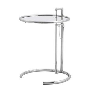 Yuaoo Internet Celebrity Stainless Steel Glass <strong>Adjustable</strong> <strong>Height</strong> Corner Retractable Coffee <strong>Table</strong> Designer Simple Small <strong>Table</strong> - Product Image 5