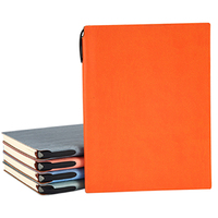 Carnets promotionnels en cuir en gros, impression, reliure cousue, agenda quotidien, couverture rigide A5, journal en papier personnalisé avec logo