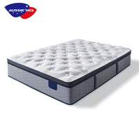 Matelas hybrides en mousse à mémoire de forme près de chez moi, matelas de luxe pour hôtel en Chine, taille Queen et Full, en latex, à ressorts ensachés 7 zones