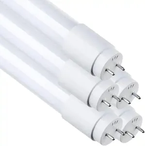 Tubo de luz LED T8 Lámpara de plástico de aluminio lineal redonda 18W 4FT Fluorescente Reemplazo CE RoHS EMC,