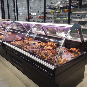Vitrine de charcuterie commerciale <span class=keywords><strong>populaire</strong></span> nouveau réfrigérateur de viande de <span class=keywords><strong>boucherie</strong></span> à température unique pour la viande de charcuterie de supermarché - Product Image 4