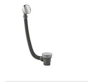 Escurridor de latón para bañera, accesorios de baño de desbordamiento, filtro Pop-UP, tubo de drenaje <span class=keywords><strong>flexible</strong></span> para bañera - Product Image 5