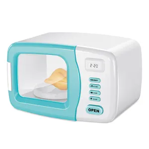 Simulation Mini Cute Microwave Oven Toys Fun Pretend Toys Set Simulation  Food Role Play Kitchen Children's Educational Toy