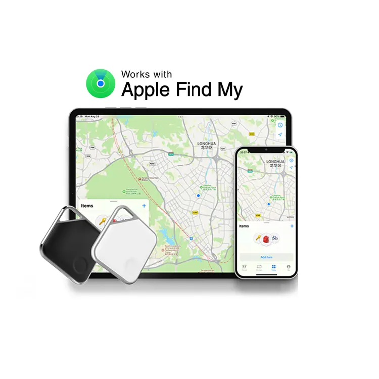 Buscador remoto certificado por Mfi, rastreador inteligente Bluetooth, dispositivo de seguimiento de etiquetas, buscador de llaves con Apple Find My Network