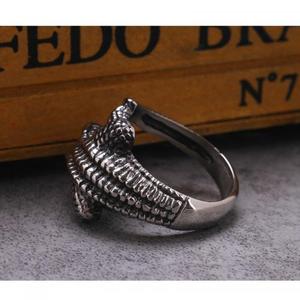 Mannen <span class=keywords><strong>Ring</strong></span> 316L Rvs Finger <span class=keywords><strong>Ring</strong></span> Mode-sieraden Blacken Originele Kleur 21Mm 1610782 - Product Image 5