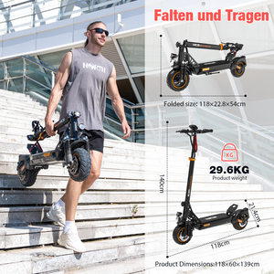RCB D5 20.8Ah 250W EU Scooter Eléctrico Plegable de 10 Pulgadas con Motor sin Escobillas, Resistente al Agua, para Adultos, Capacidad de 150 kg, Batería de Litio, Nuevo Doble D5 RCB D5 Elect - Product Image 2