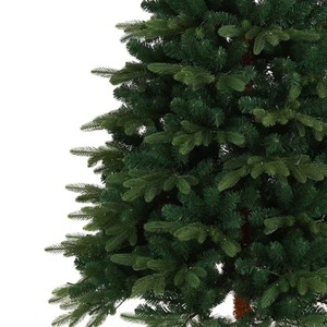 2.1m 7ft prelit PVC nhân tạo Cây giáng sinh với đèn <span class=keywords><strong>LED</strong></span> tùy chỉnh 5ft 6ft đổ xô PE thông ngoài trời Xmas Xanh navidad - Product Image 5