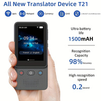 Smart AI Voice Photo Translator Device T21 Online Offline Real Time 138 Languages Translation Equipment Machine