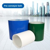 Courroie filtrante plate en PVC vert de haute qualité pour ligne de montage, surface brillante sans couture, 2,75x46,5m, courroie filtrante circulaire résistante à l'huile
