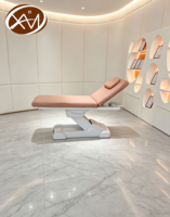 Table de massage électrique ergonomique avec base stable, lit de beauté réglable pour maquillage permanent et soins du visage