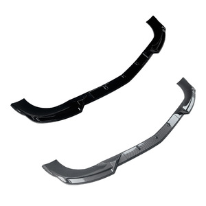 Amp-Z Mercedes-Benz C-Class W204 Front <b>Lip</b> Carbon Fiber Texture Matte Finish Front Bumper <b>Splitter</b> - Product Image 2
