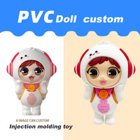 Muñecos de acción personalizados de resina, juguetes de PVC blando, figuras de vinilo coleccionables con llavero de dibujos animados, caja sorpresa.