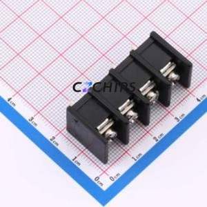 ZX-DG10-9.5-4P Barrier Terminal Block Through hole Component (THT),P=9.5mm Connector - Product Image 1