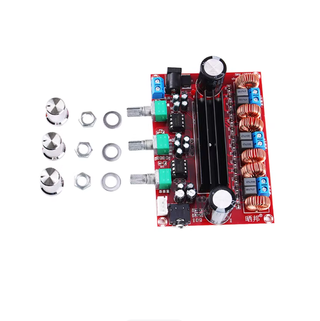 TPA3116D2 2.1 Channel Digital Amplifier Board 12V-24V 2*50W + 100W Class D Subwoofer Audio Amp Module