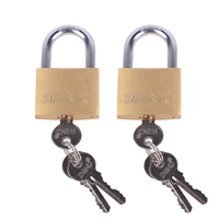 SHIND 37428 cadenas en laiton Type épais 25mm outils de verrouillage étanches résistants à la Corrosion de sécurité supérieure avec trois clés