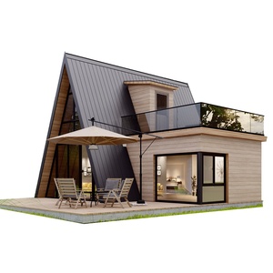 Maisonnette triangulaire en bois pour hébergement, extérieur, anti-corrosion, assemblage mobile, style moderne, bois massif, attractions touristiques, garantie 5 ans - Product Image 5