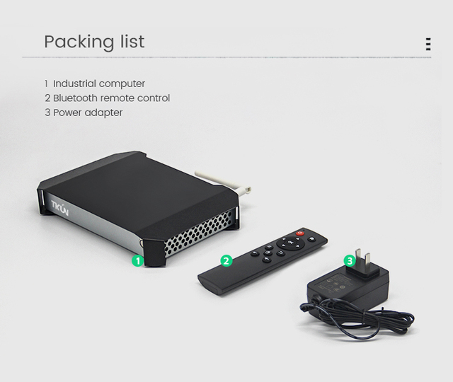 TKUN Industrial Embedded Computer Mini PC RK3568 2GB/16GB Android 11 Industrial Box & Player