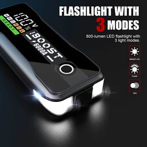 Avviatore di Emergenza Portatile 27000mAh 12V 24V con Batteria al Litio, Power Bank e Cavi di Avviamento per Veicoli - Product Image 1