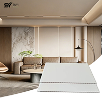 Panneau mural en PVC marbré de luxe, salon moderne, villa, salle de bain, imperméable, écologique, ignifuge, revêtement mural décoratif 3D